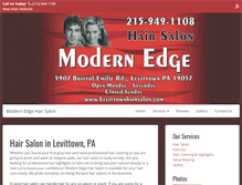 Tablet Screenshot of levittownhairsalon.com